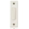 Newhouse Hardware Unlighted Door Chime Push Button, White BT1W - alternate 1
